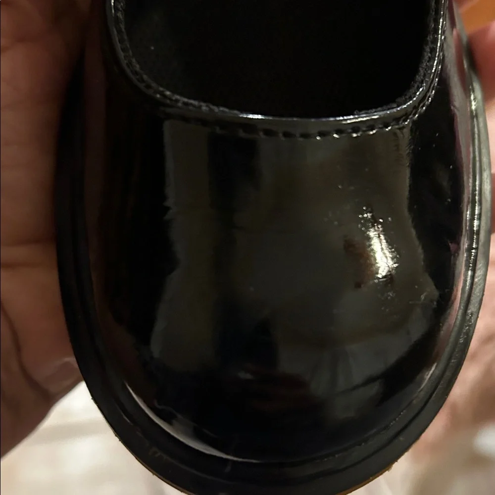 Dr. Martens Junior Glossy Black Patent Leather Mary Jane Shoes Kids Size 1